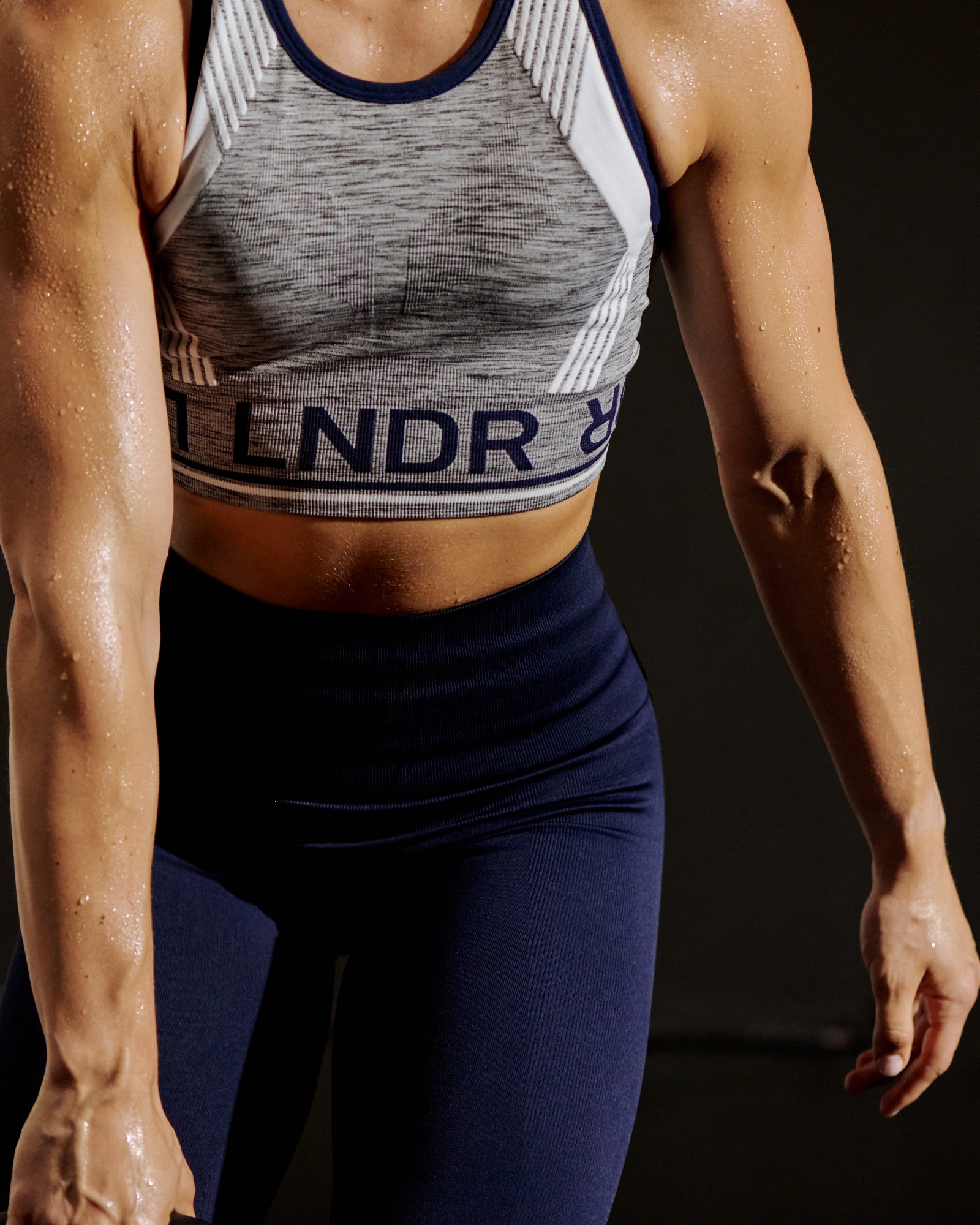 AERO DYNAMIC Sports Bra Grey Marl