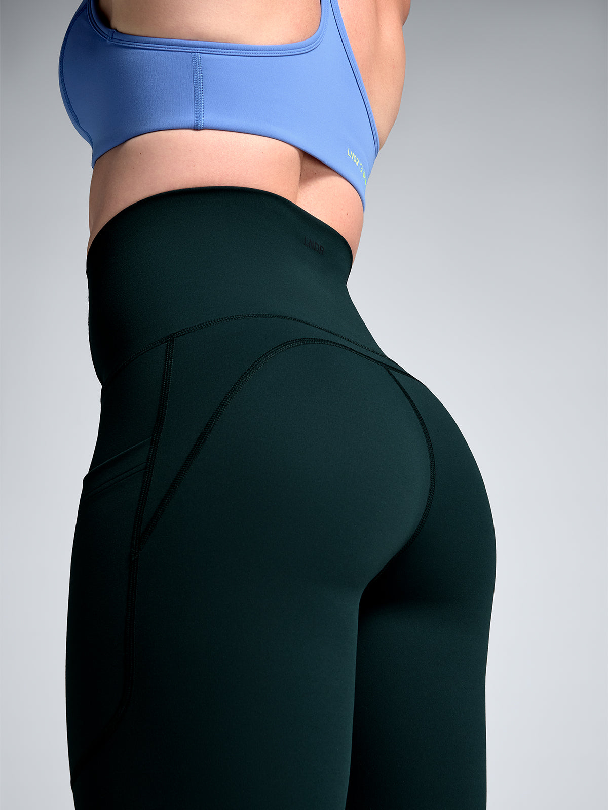 Womens fatal attraction super highwaisted full length dark green leggings 1