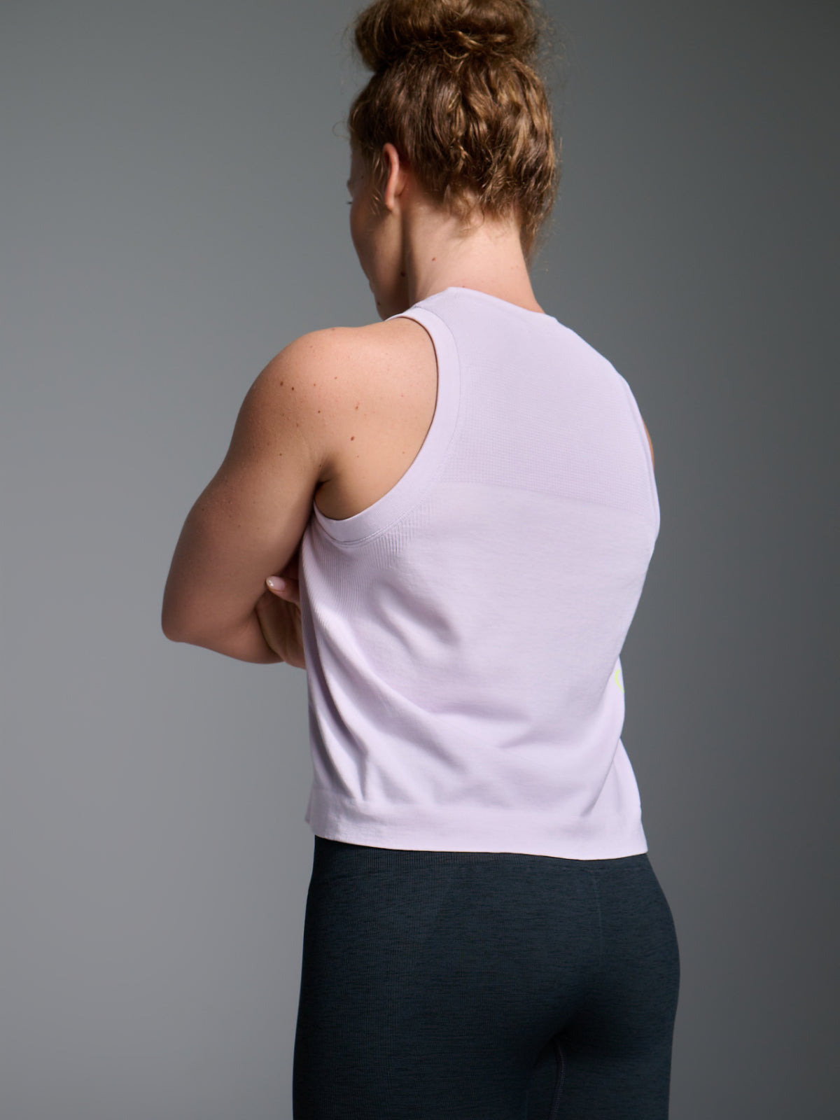 HERE TODAY Cropped Tank Lilac