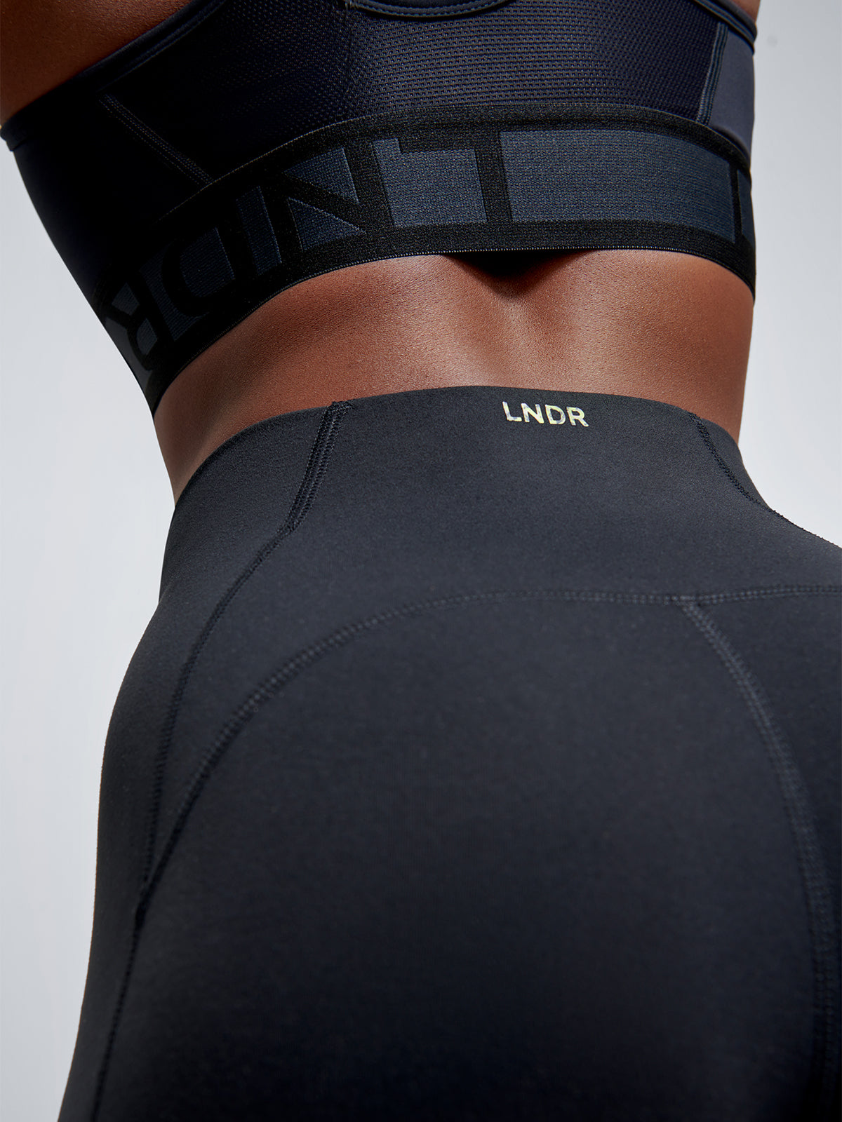 Womens obsession high waisted ankle length black leggings 4