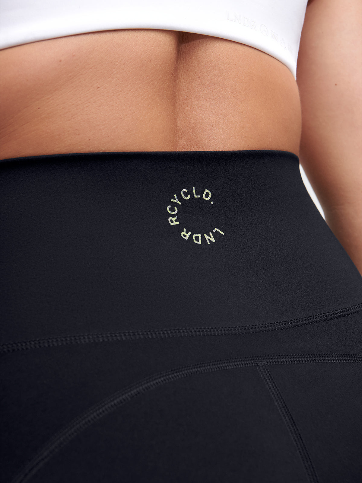 Womens obsession high waisted 8 inch black bike short 8