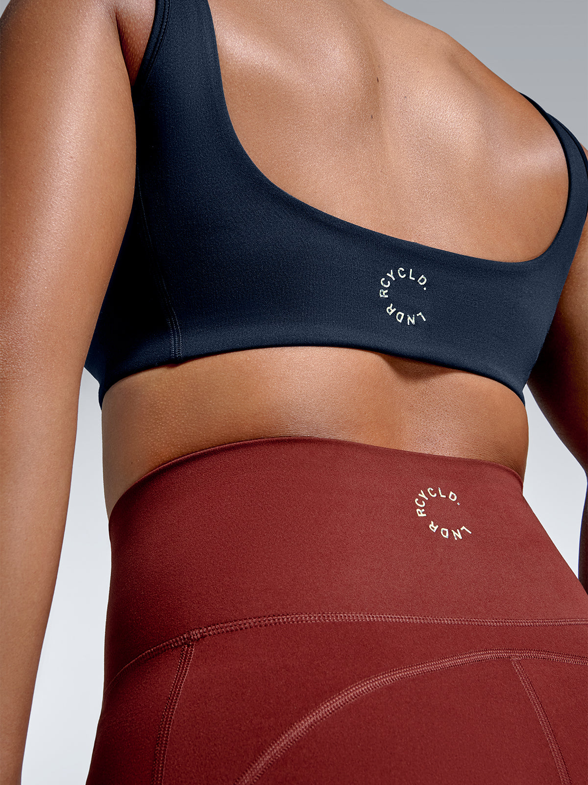 Womens obsession marine blue sports bra 3