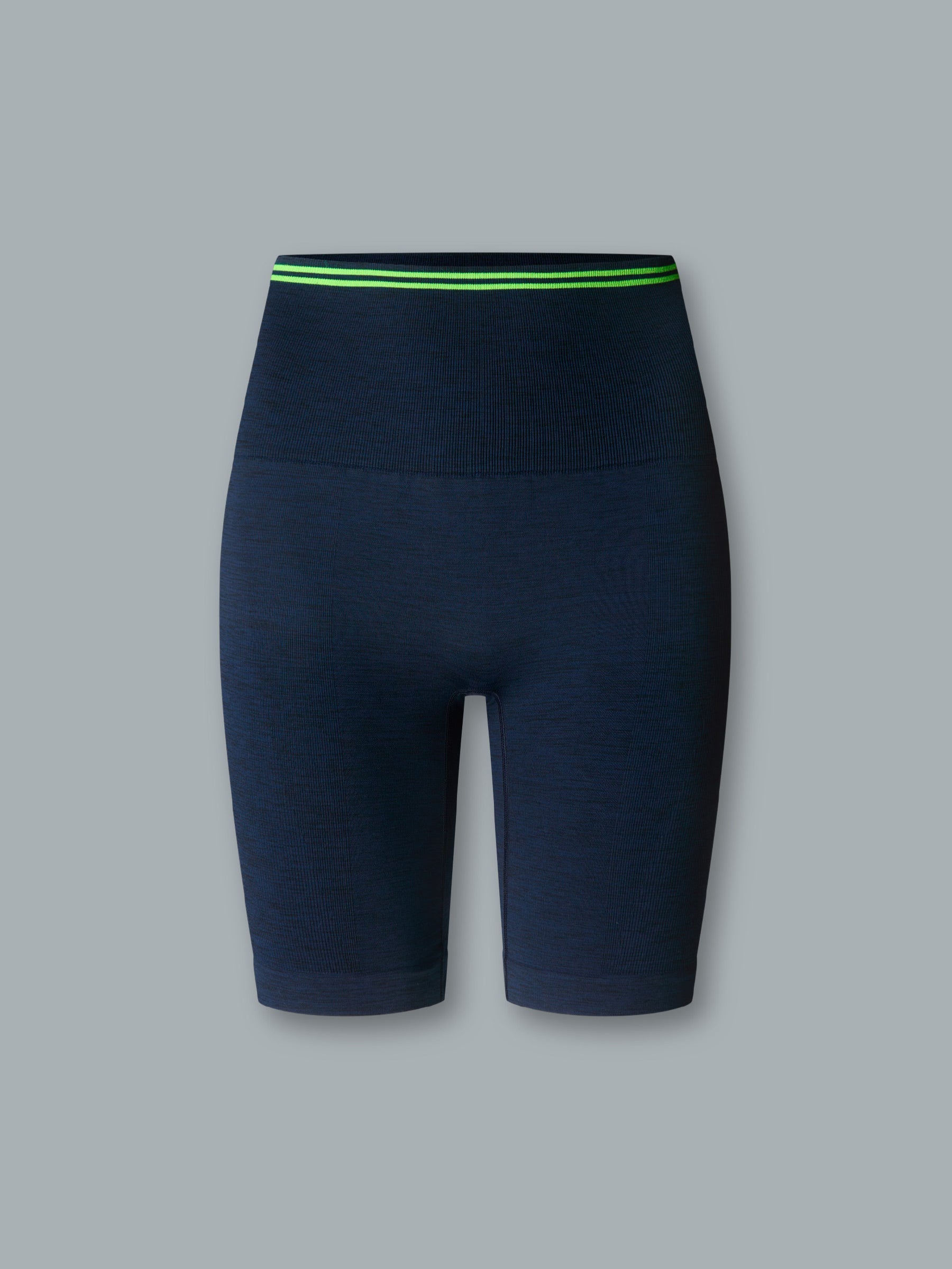 CHISEL MELANGE 8" Bike Short Navy Marl