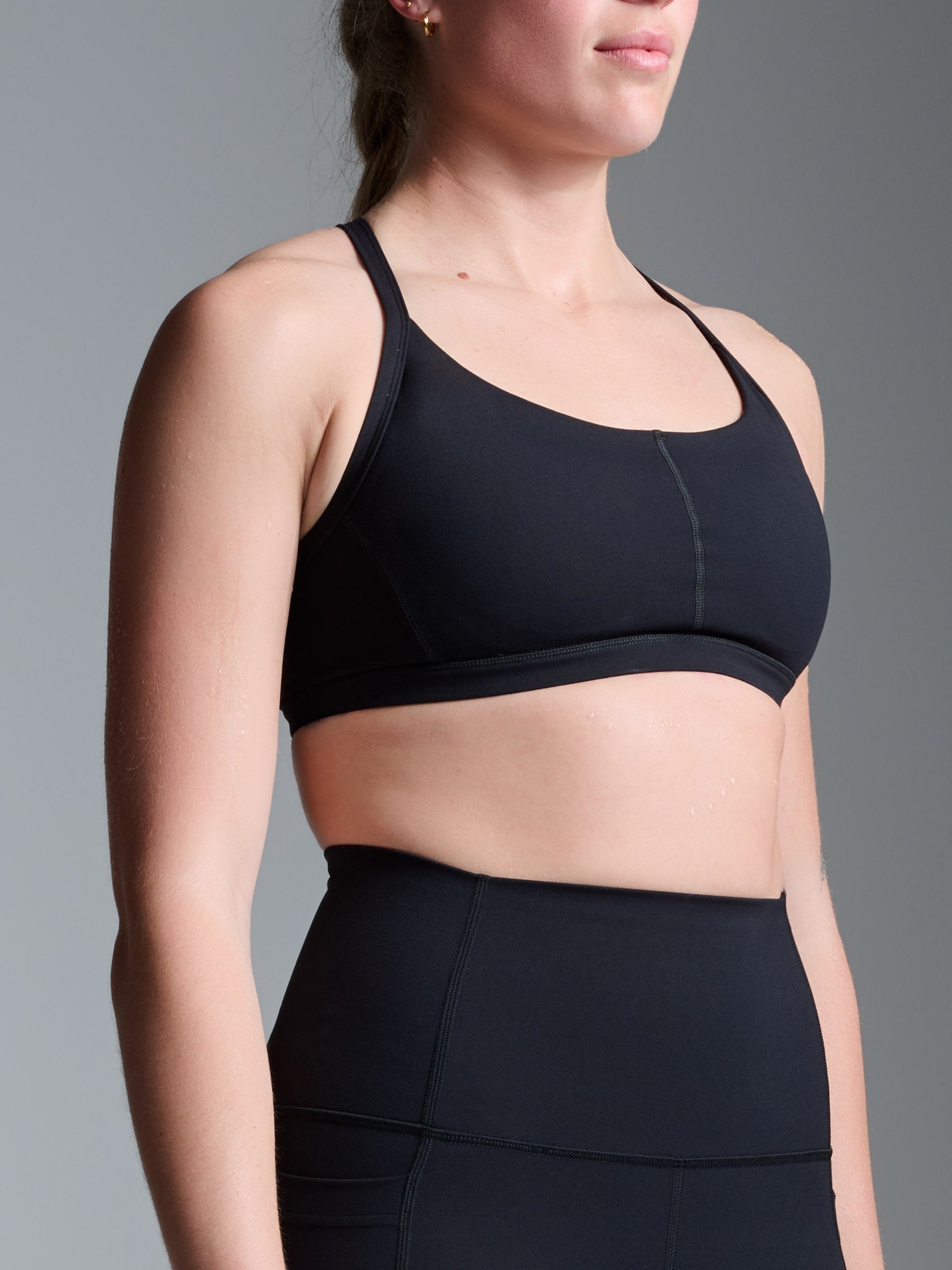FATAL ATTRACTION PADDED Sports Bra Black