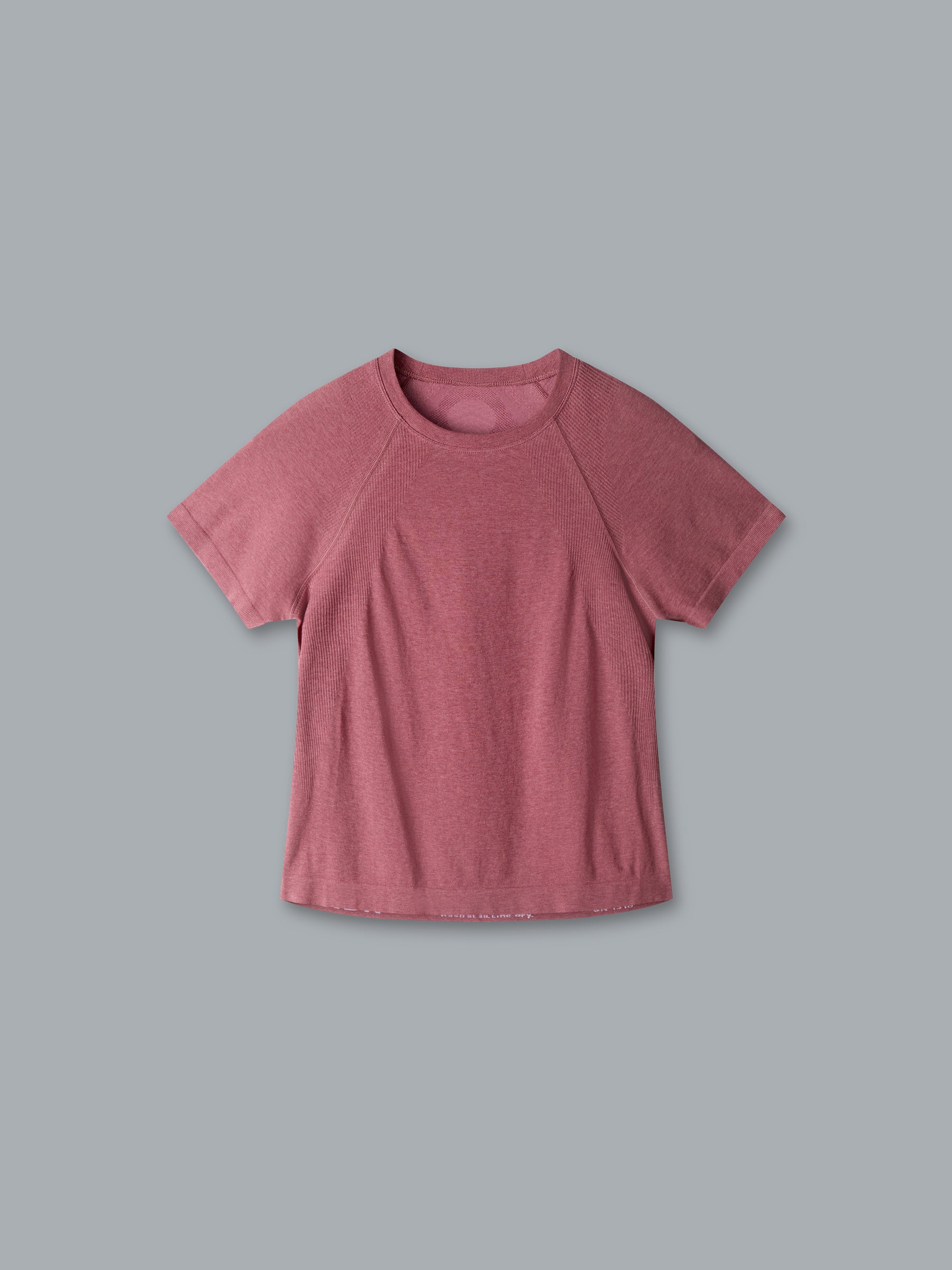HERE TODAY MELANGE Cropped Tee Earth Marl