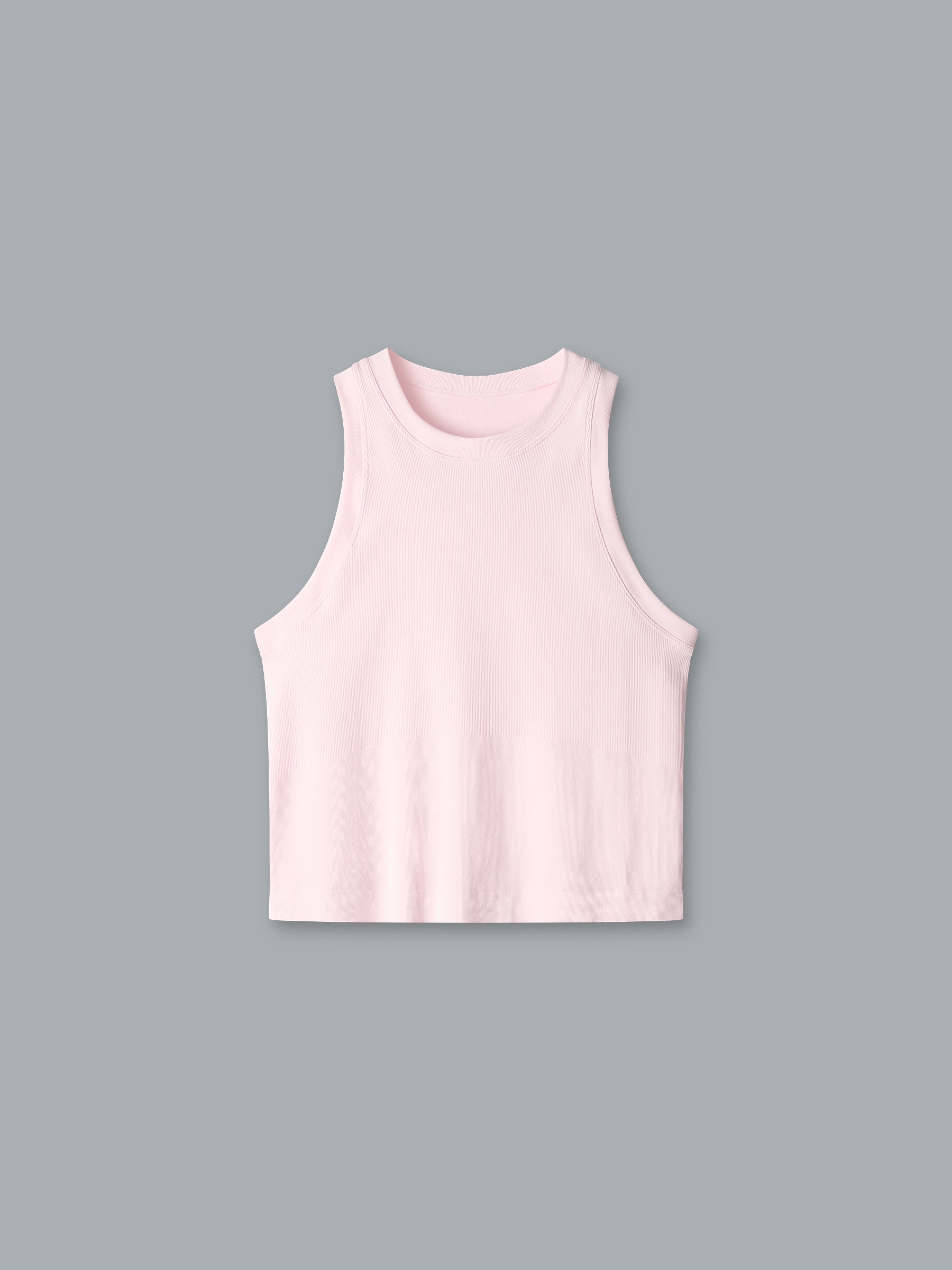 POWER CROP Tank Electric Peach