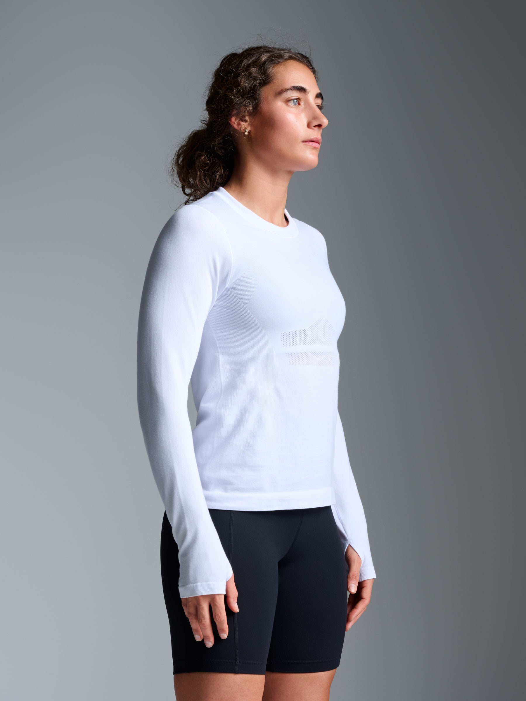 HERE TODAY Long Sleeve Tee White