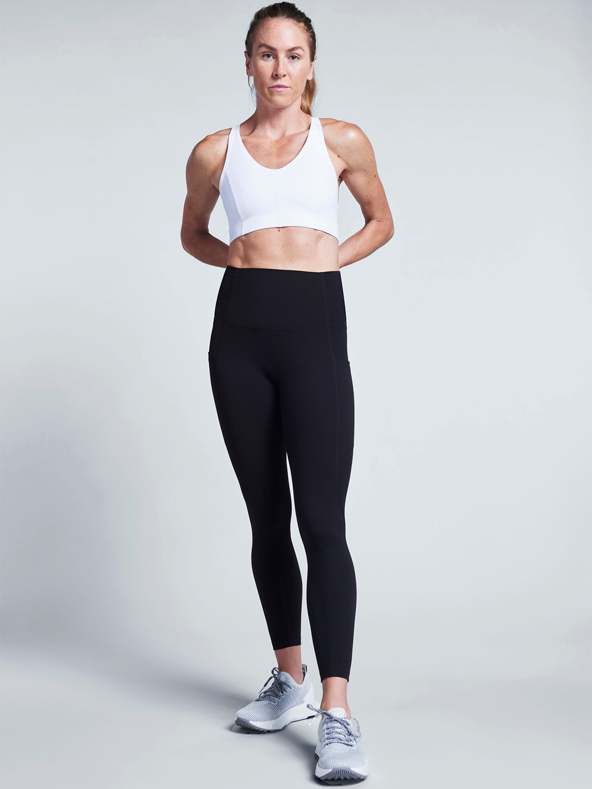 Womens fatal attraction super high waisted ankle length black leggings 4