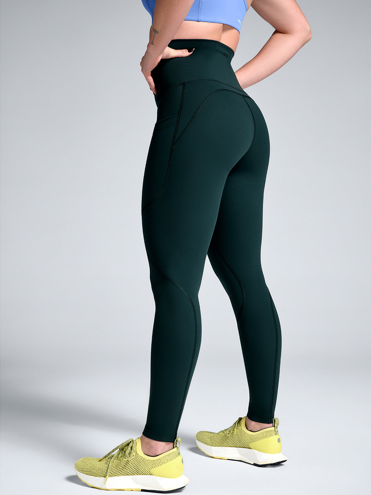 FATAL ATTRACTION 8/8 Super High Rise Legging Dark Green