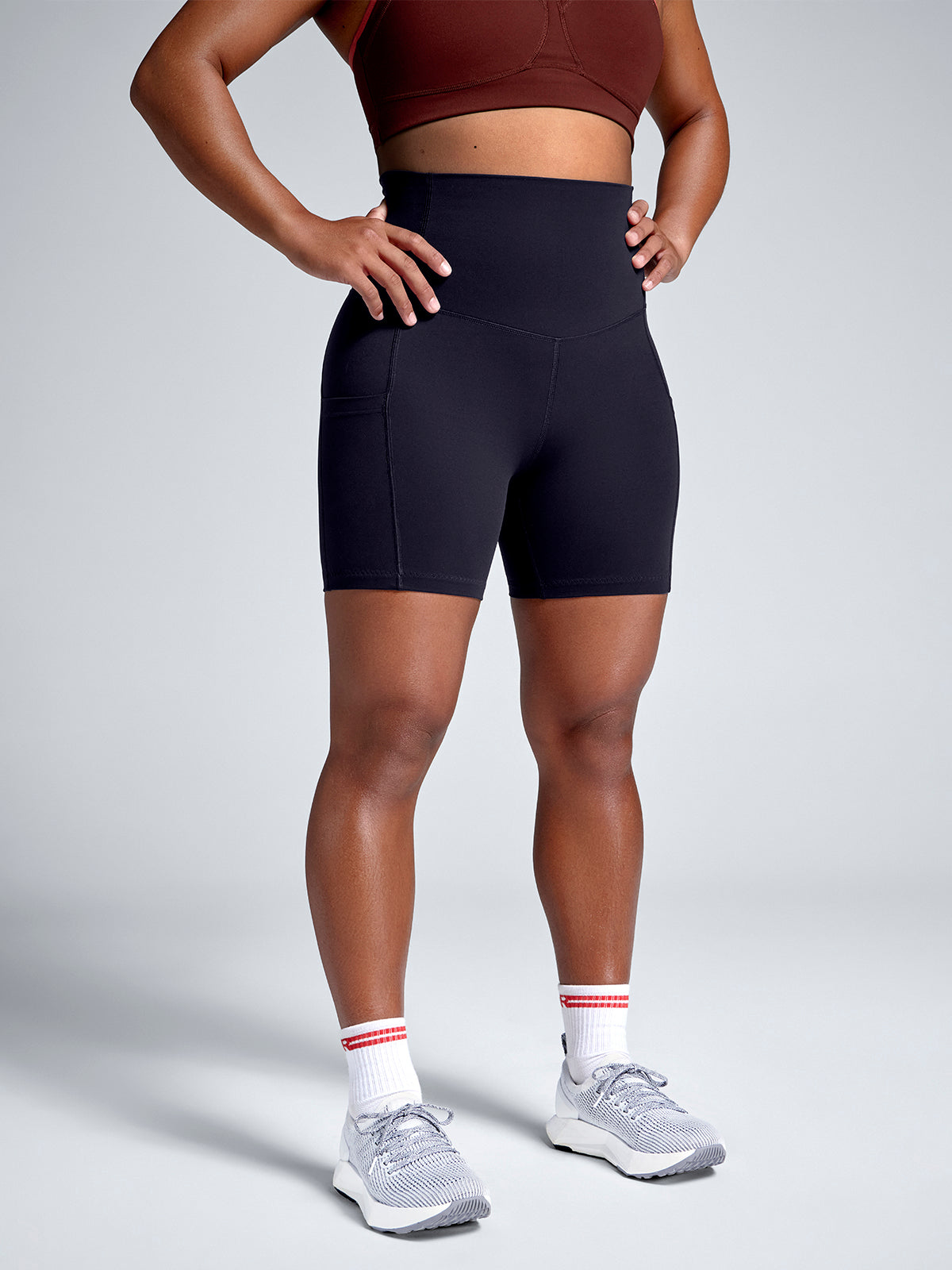 FATAL ATTRACTION 6" Super High Rise Bike Short Deep Navy