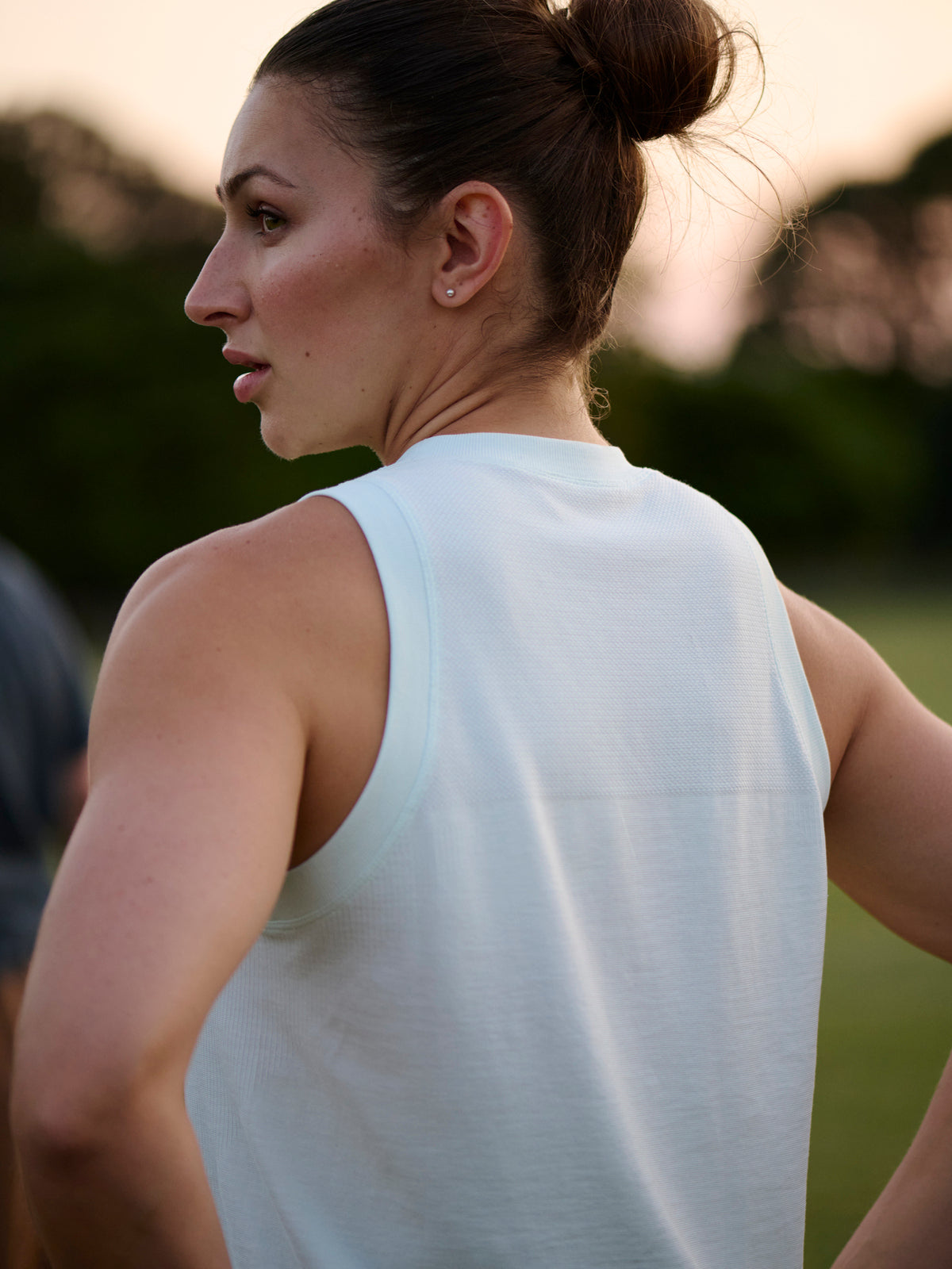 HERE TODAY Cropped Tank Mint