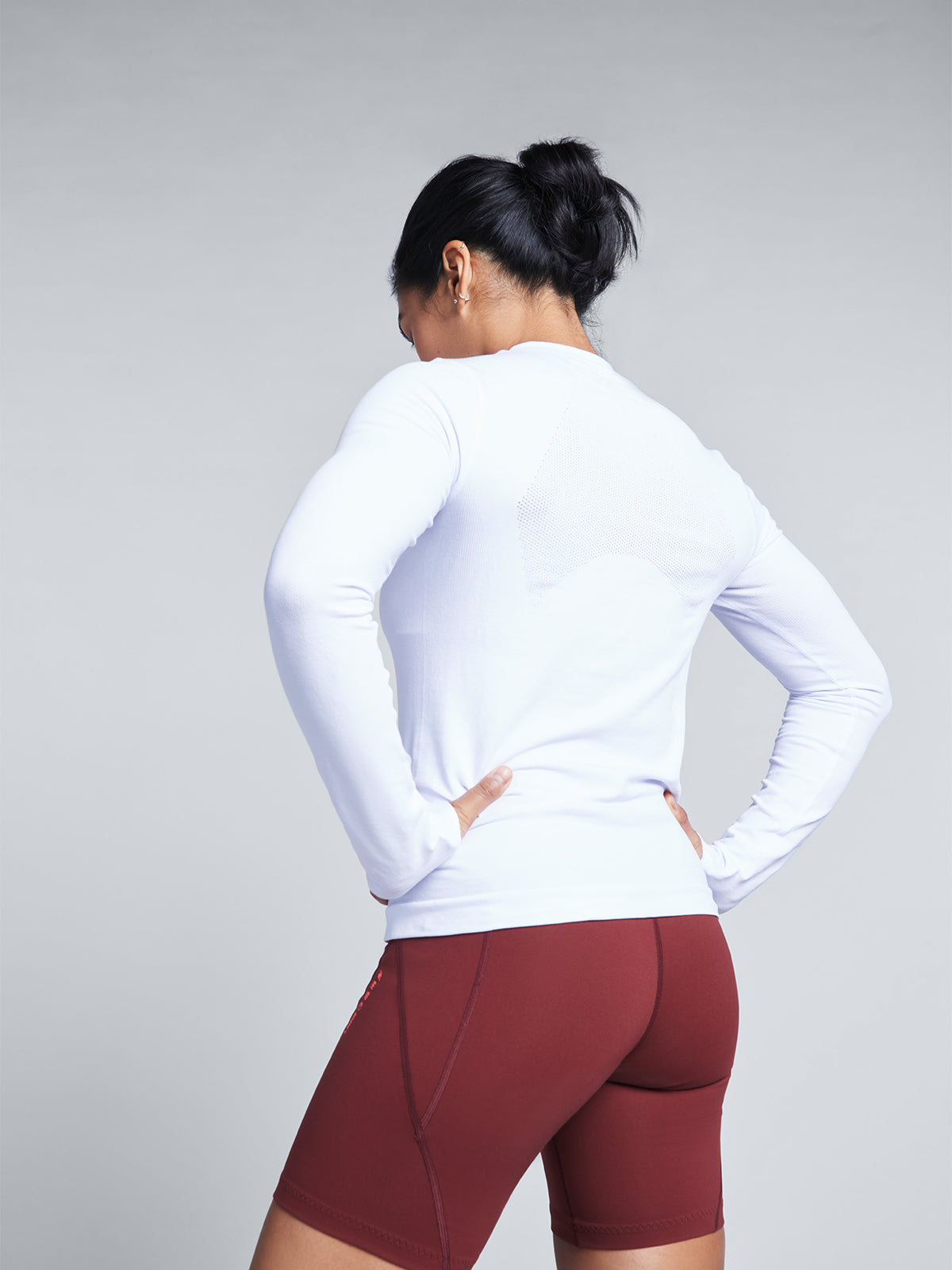 HERE TODAY Long Sleeve Tee White