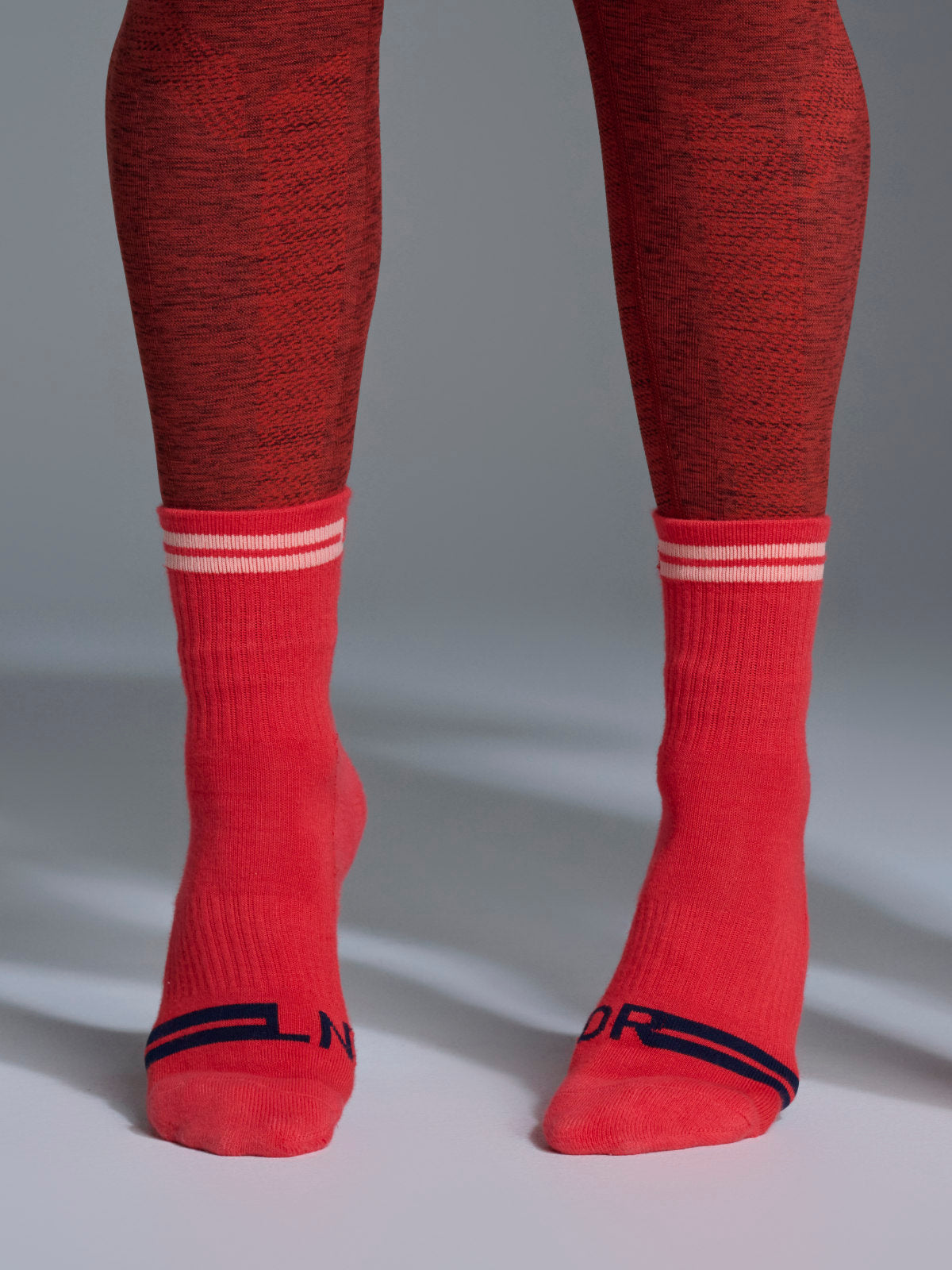 Womens cruise coral long sock 1