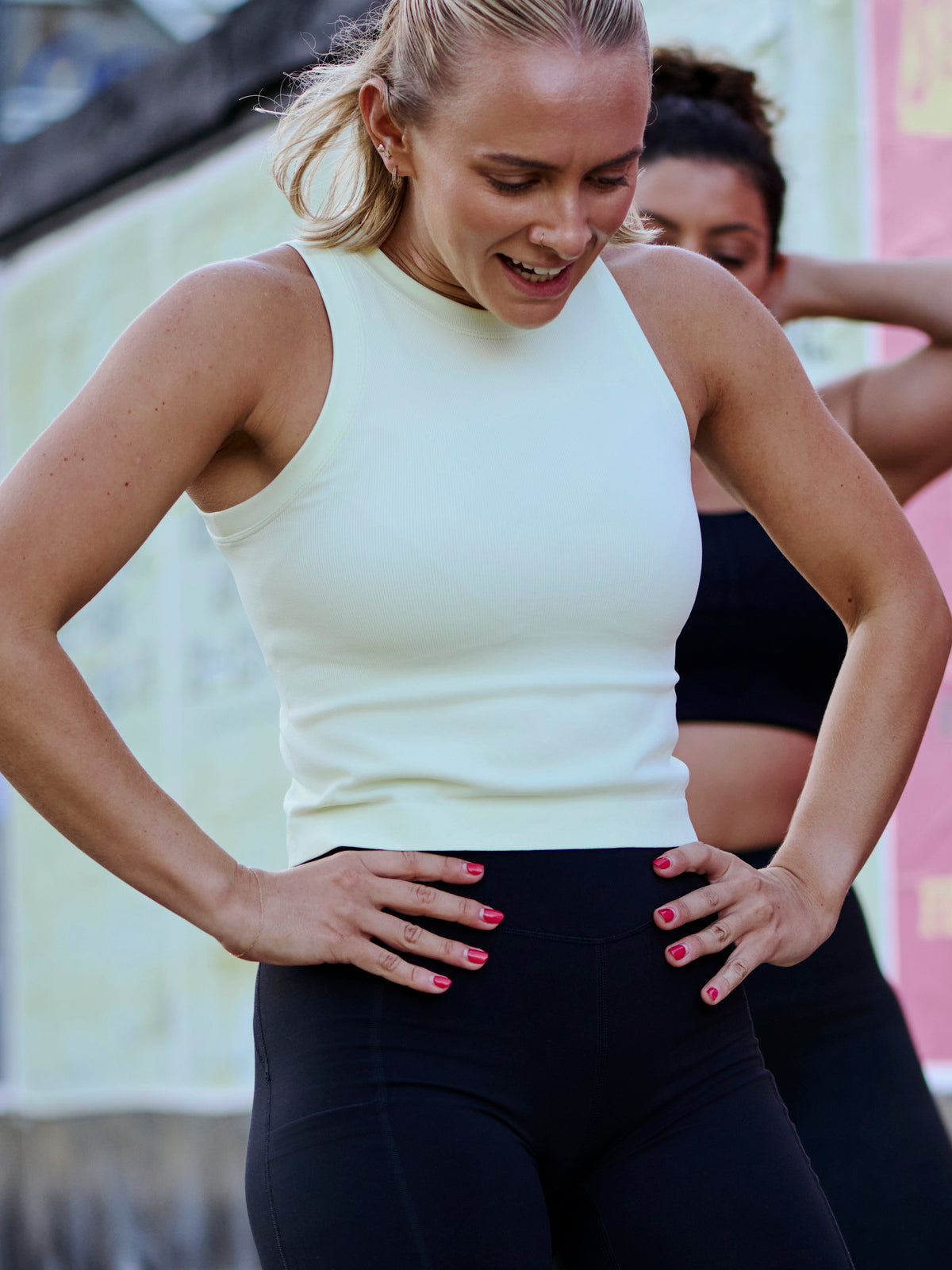 POWER CROP Tank Lemon Lime