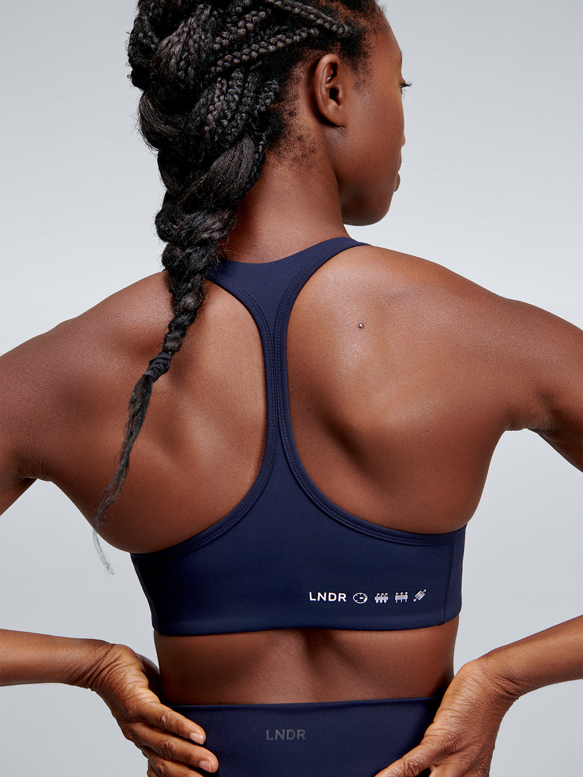 Deep Navy Blue High Impact Ultra Soft popular Sports Bra