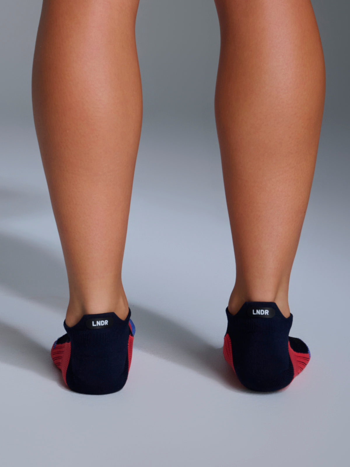 Womens speed navy blue sports sock 3