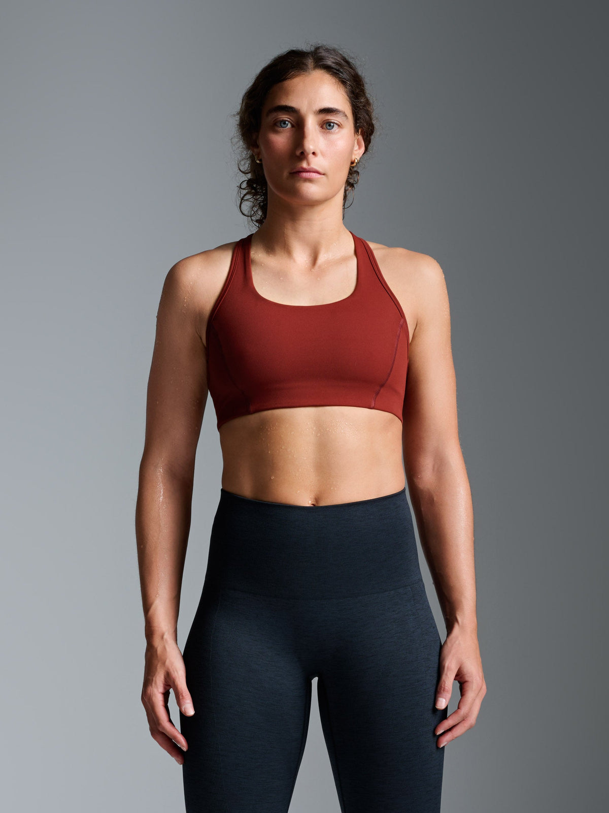 Rust Color Sports Bra FATAL ATTRACTION Sports Bra Rust