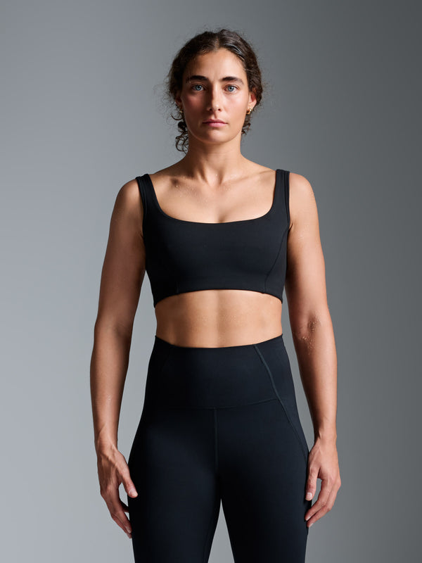 Tam wears size S is 5' 6" - Underband 28.5in, Waist 28in, Hips 37.5in, Inseam 31.5in