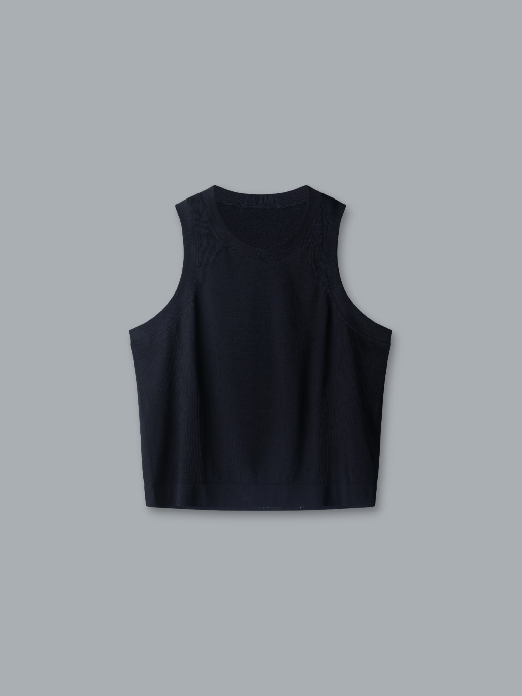 HERE TODAY Cropped Tank Black