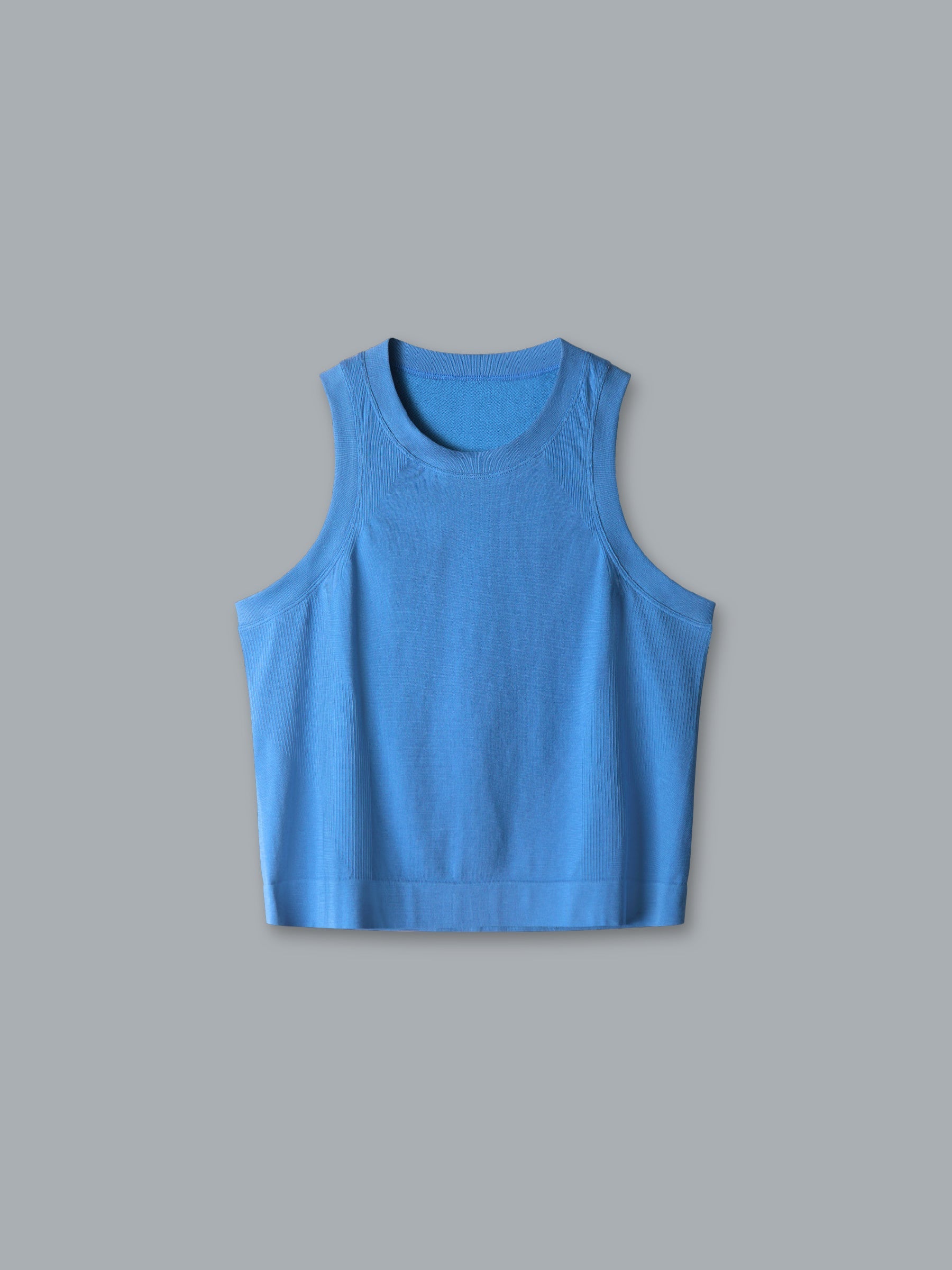 HERE TODAY Cropped Tank Blue