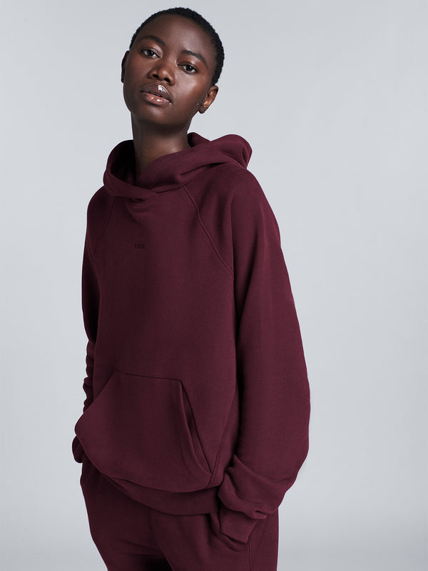 DOUBLE HAPPINESS Hoodie Mulberry